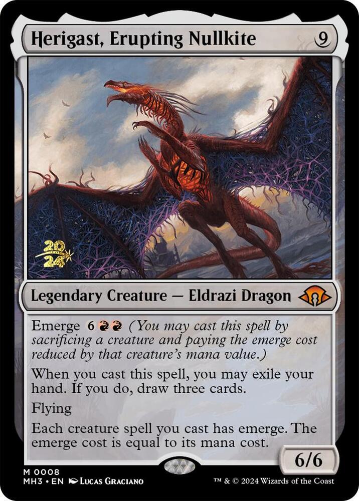 Herigast Erupting Nullkite 8s/90 (Prerelease Cards)  - Foil | Good Games Morley
