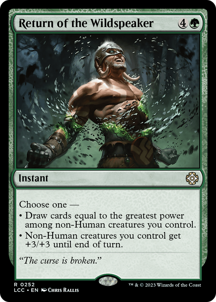 Return of the Wildspeaker [The Lost Caverns of Ixalan Commander] | Good Games Morley