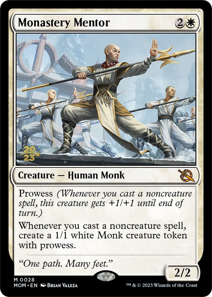 Monastery Mentor 28s/162 (Prerelease Cards)  - Foil | Good Games Morley