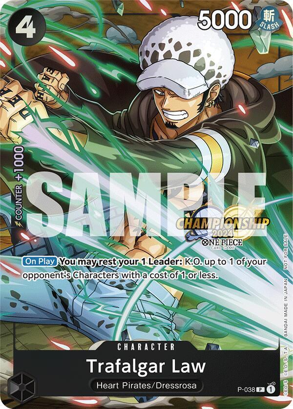 Trafalgar Law (2024 Event Pack) P-038 (One Piece Promotion Cards)  - Foil | Good Games Morley