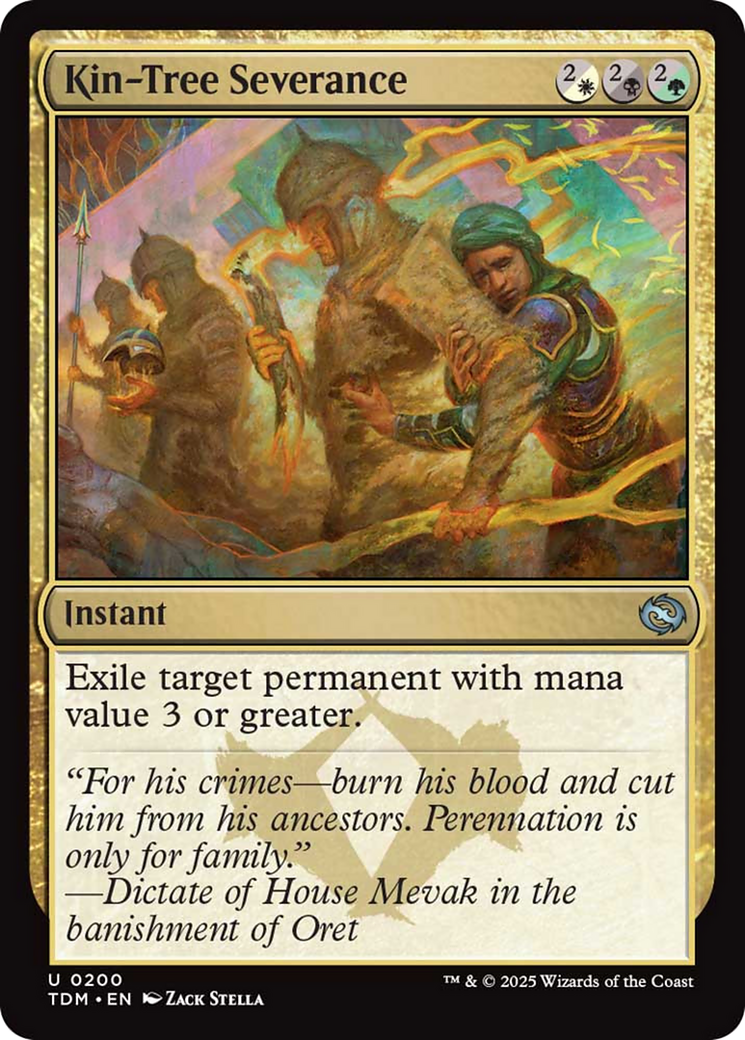 Kin-Tree Severance [Tarkir: Dragonstorm] | Good Games Morley