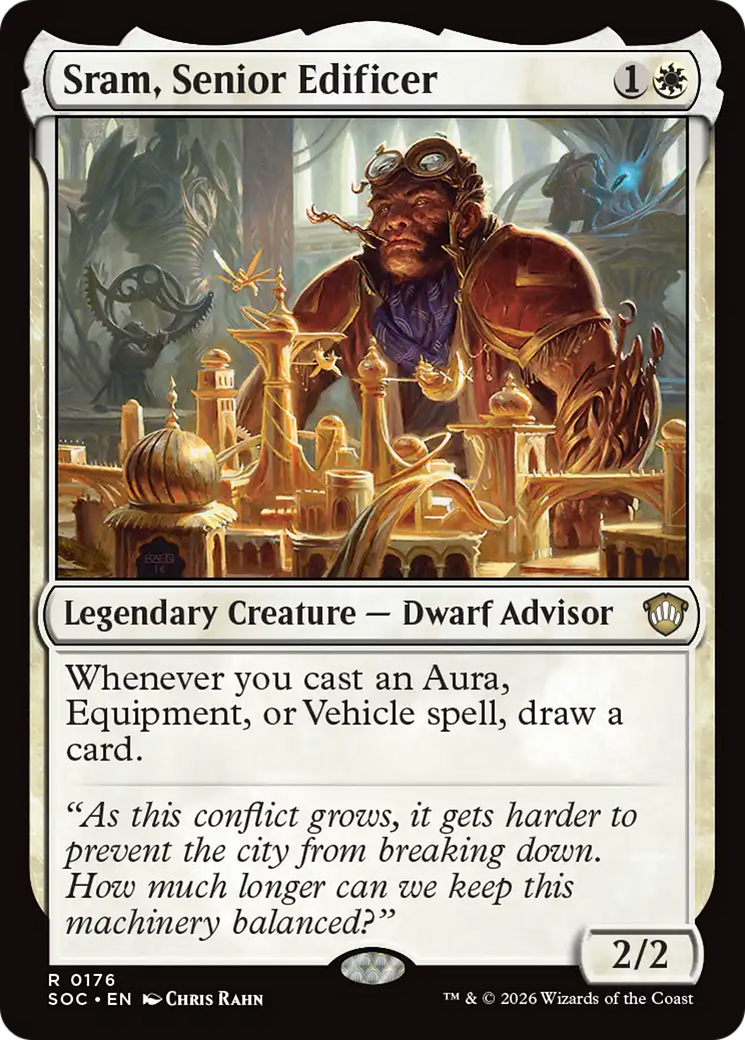 Sram, Senior Edificer [Secrets of Strixhaven Commander] | Good Games Morley