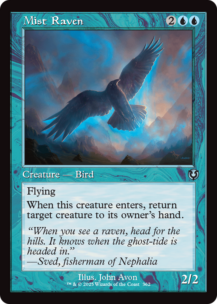Mist Raven (Retro Frame) [Innistrad Remastered] | Good Games Morley