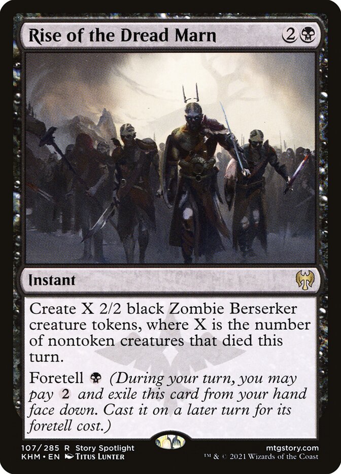 Rise of the Dread Marn 107 (Kaldheim)  - Foil | Good Games Morley