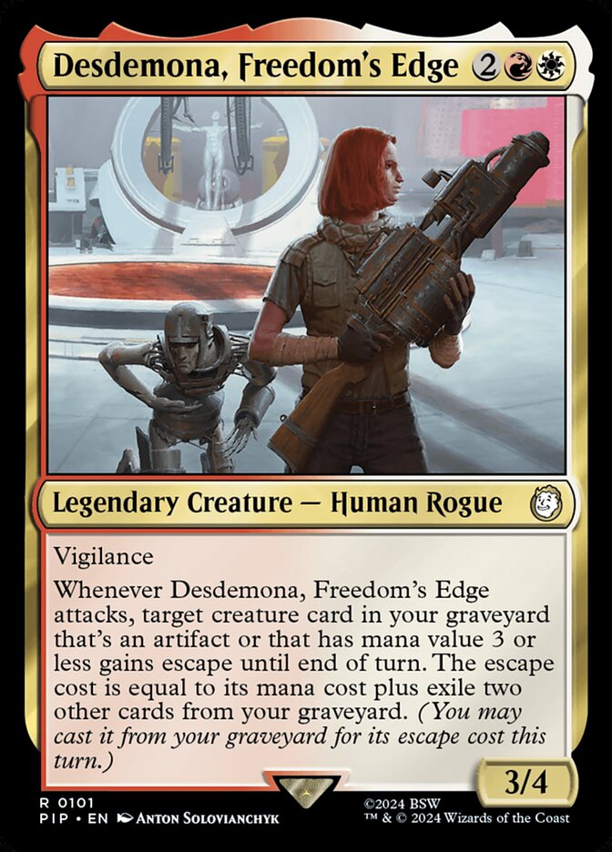 Desdemona, Freedom's Edge 101/326 (Universes Beyond: Fallout)  | Good Games Morley