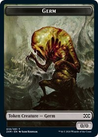 Germ // Human Soldier Double-Sided Token [Double Masters Tokens] | Good Games Morley