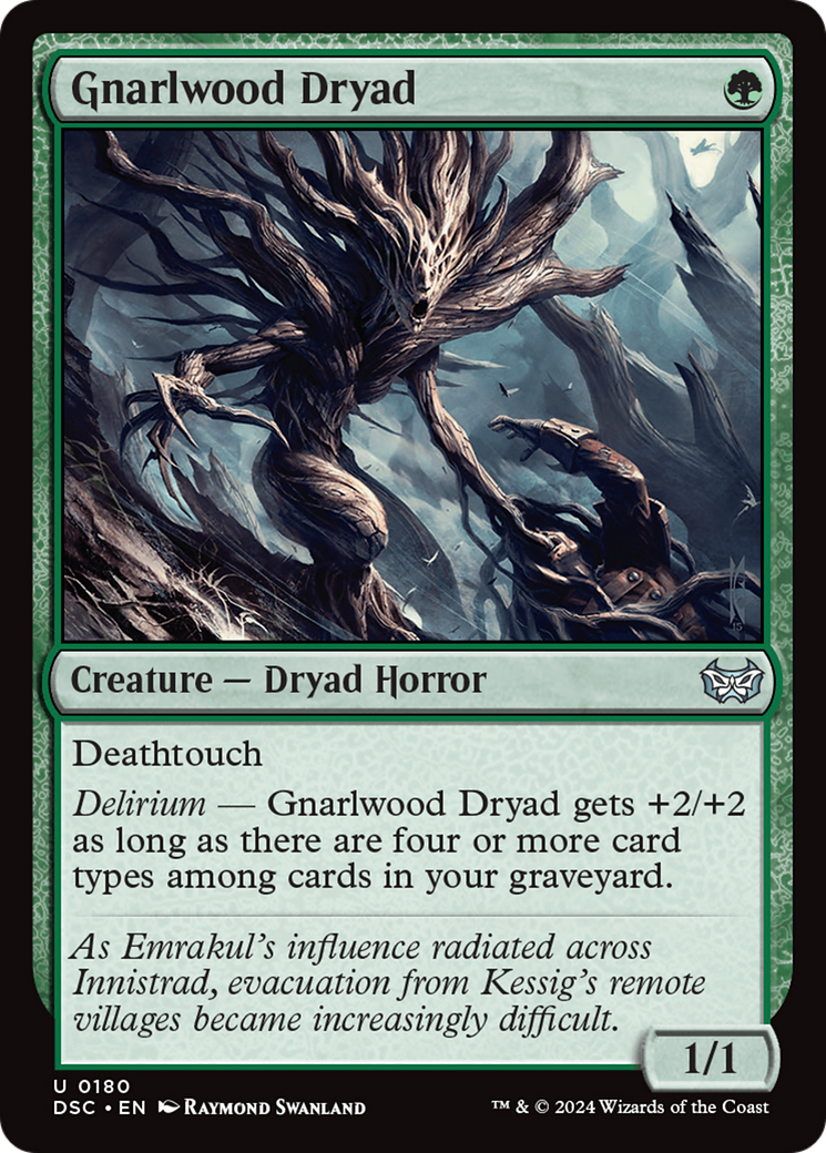 Gnarlwood Dryad [Duskmourn: House of Horror Commander] | Good Games Morley