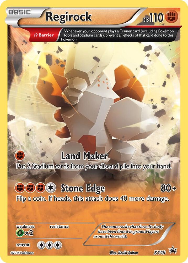 Regirock XY49 (XY Promos)  - Holofoil | Good Games Morley