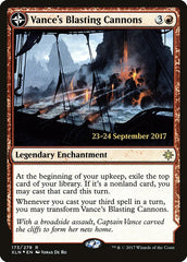 Vance's Blasting Cannons // Spitfire Bastion [Ixalan Prerelease Promos] | Good Games Morley