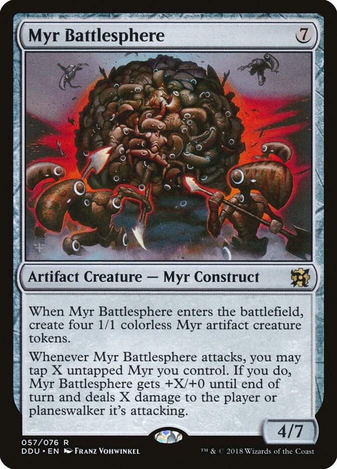Myr Battlesphere 57/76 (Duel Decks: Elves vs. Inventors)  | Good Games Morley
