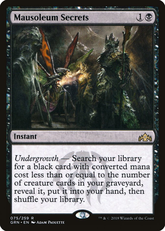 Mausoleum Secrets 75/259 (Guilds of Ravnica)  | Good Games Morley