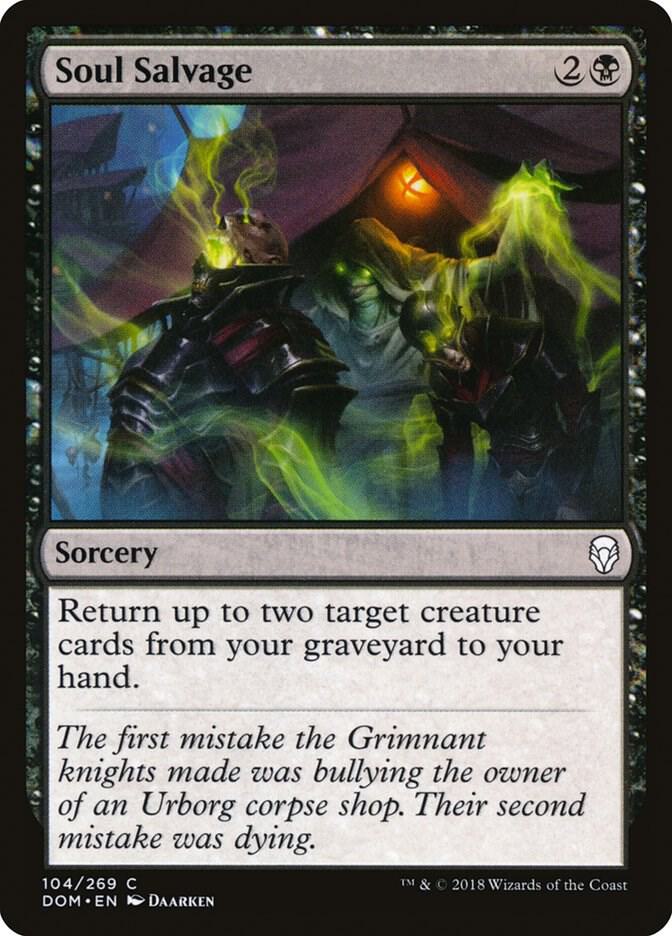 Soul Salvage 104/269 (Dominaria)  - Foil | Good Games Morley