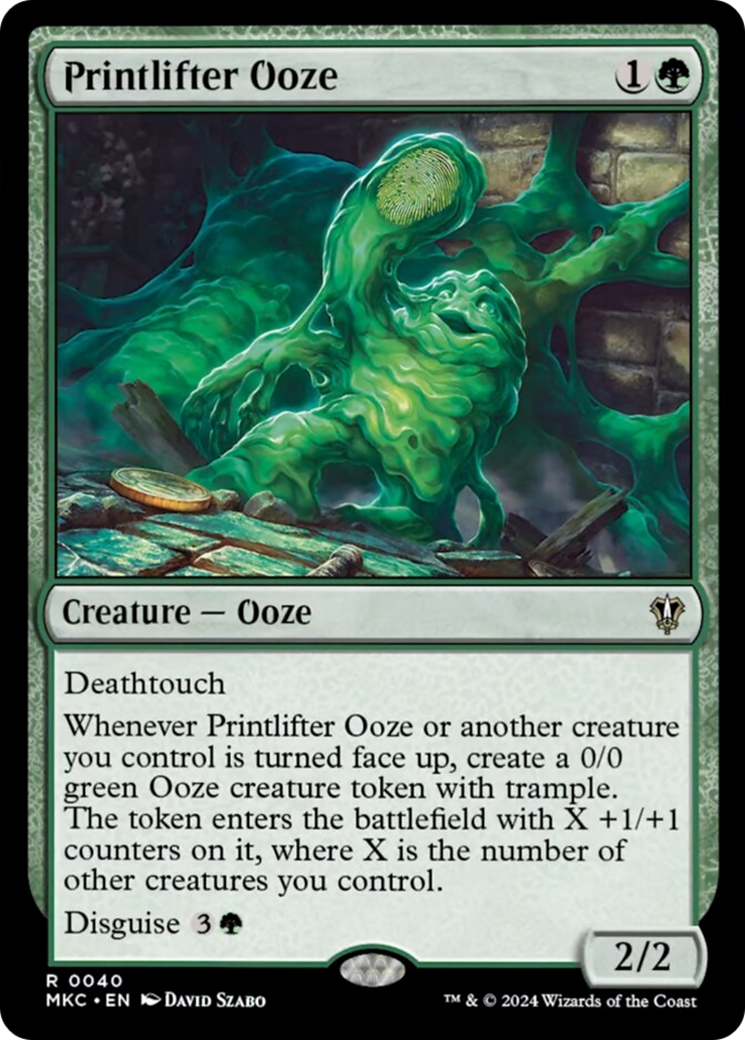 Printlifter Ooze [Murders at Karlov Manor Commander] | Good Games Morley