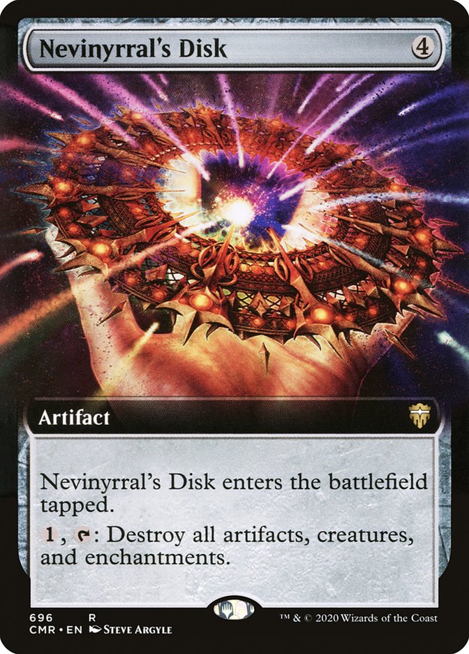 Nevinyrral's Disk (Extended Art) [Commander Legends] | Good Games Morley