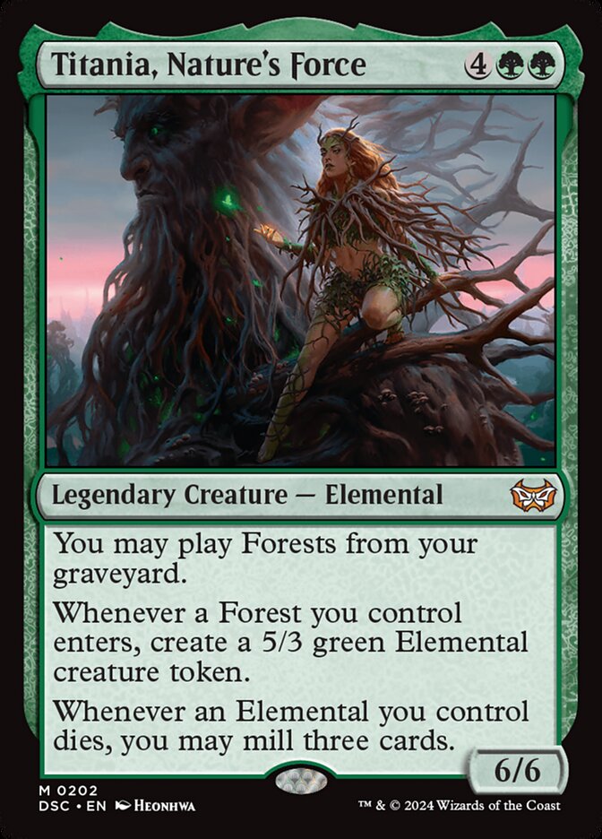 Titania, Nature's Force 202/40 (Commander: Duskmourn: House of Horror)  | Good Games Morley