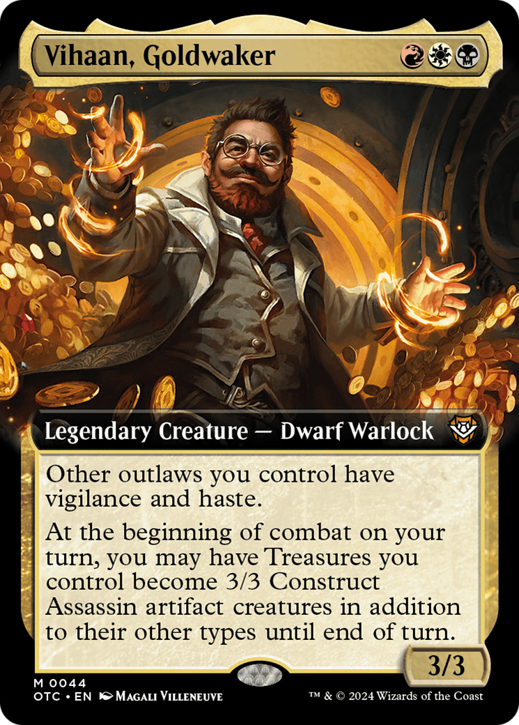 Vihaan, Goldwaker (Extended Art) [Outlaws of Thunder Junction Commander] | Good Games Morley