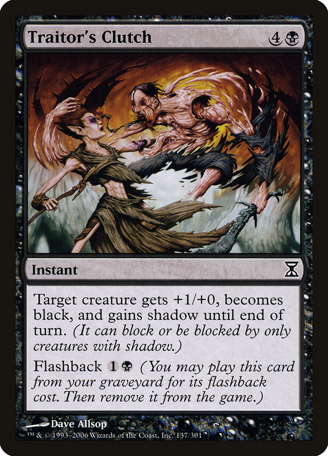 Traitor's Clutch 137/301 (Time Spiral)  - Foil | Good Games Morley