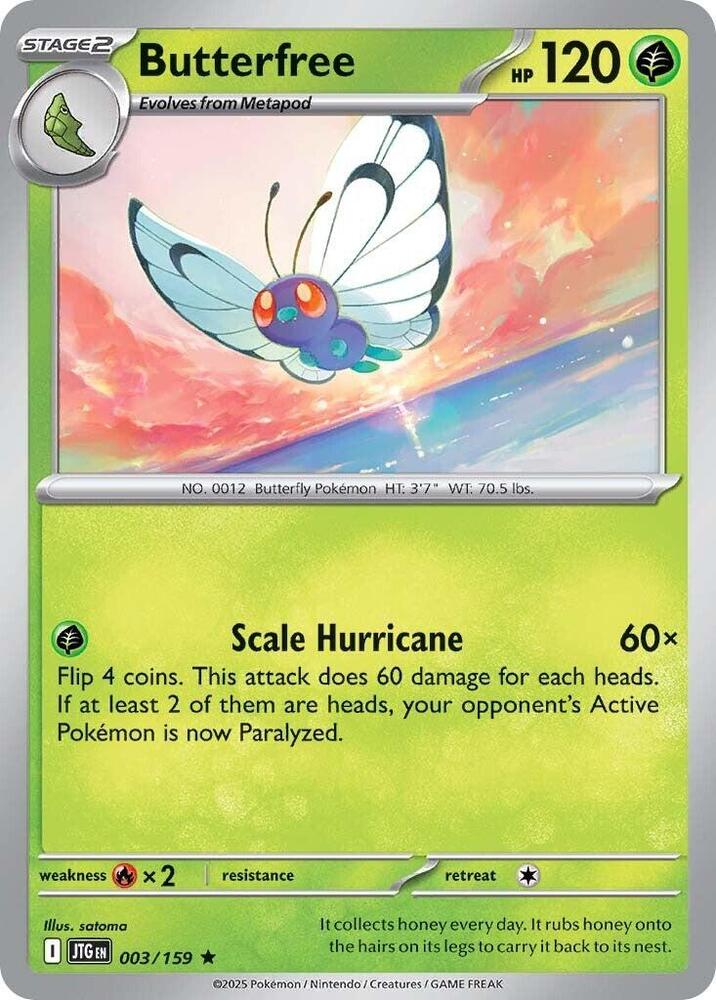 Butterfree 003/159 (SV09: Journey Together)  - Holofoil | Good Games Morley