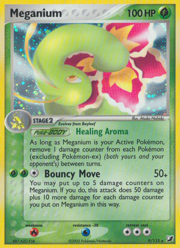 Meganium (9/115) [EX: Unseen Forces] | Good Games Morley