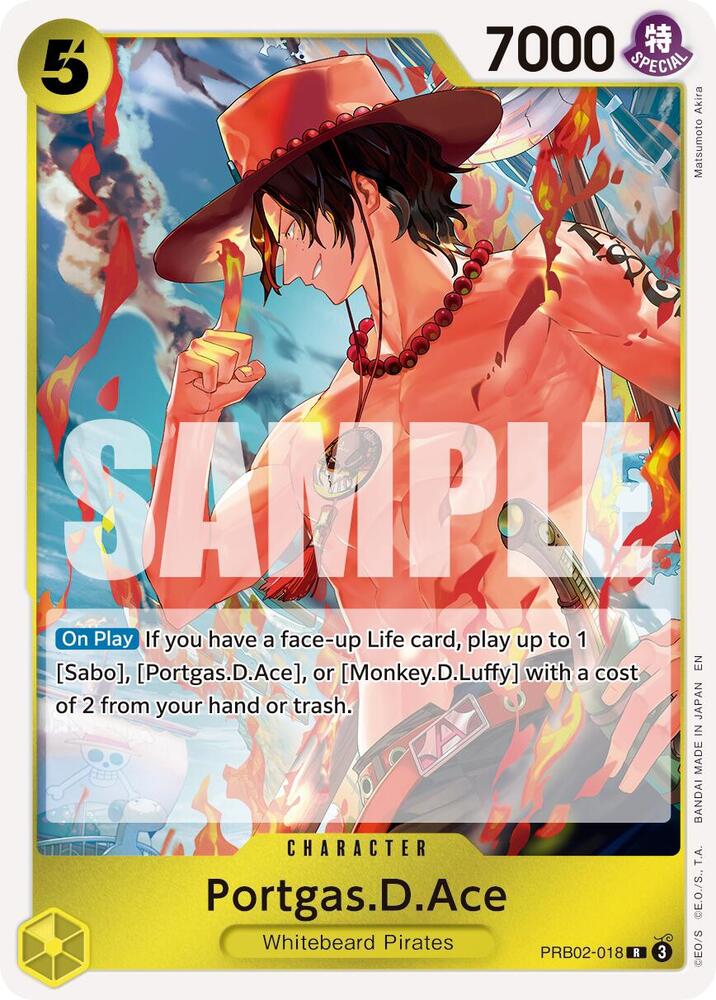 Portgas.D.Ace PRB02-018 (Premium Booster -The Best- Vol. 2)  - Foil | Good Games Morley