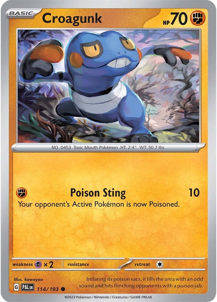 Croagunk (114/193) [Scarlet & Violet: Paldea Evolved] | Good Games Morley