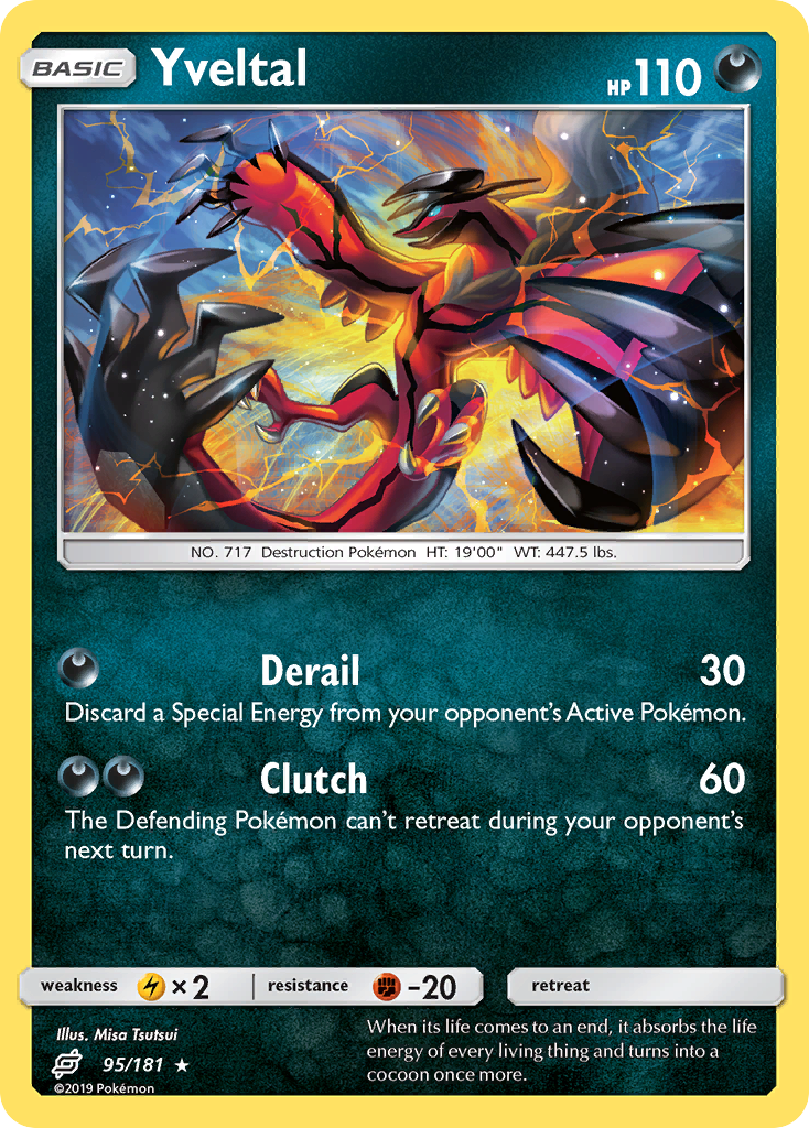 Yveltal (95/181) [Sun & Moon: Team Up] | Good Games Morley