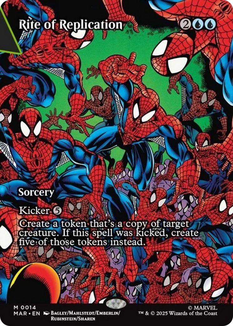 Rite of Replication (Borderless) [Marvel's Spider-Man: Eternal-Legal] | Good Games Morley