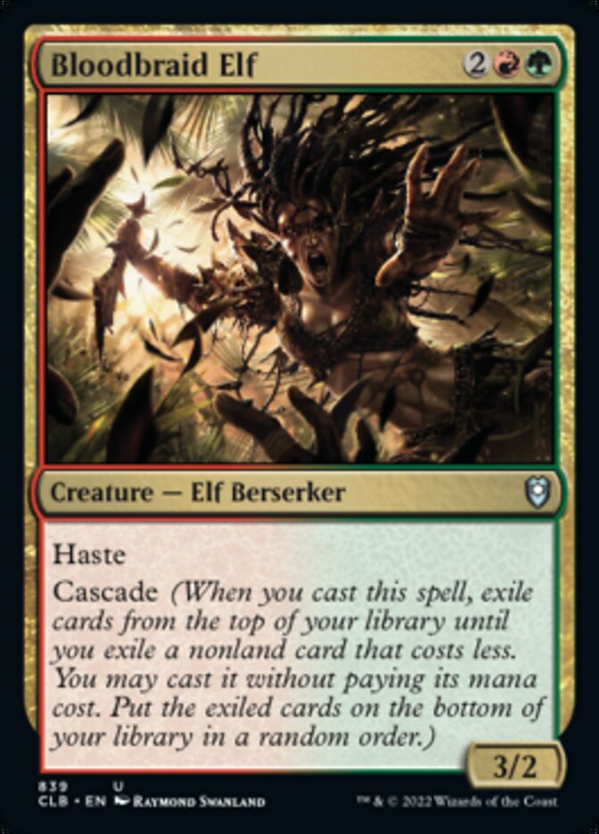 Bloodbraid Elf [Commander Legends: Battle for Baldur's Gate] | Good Games Morley