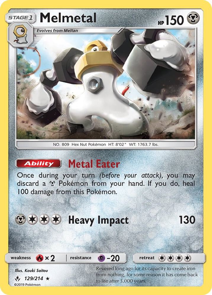 Melmetal 129/214 (SM - Unbroken Bonds)  - Holofoil | Good Games Morley