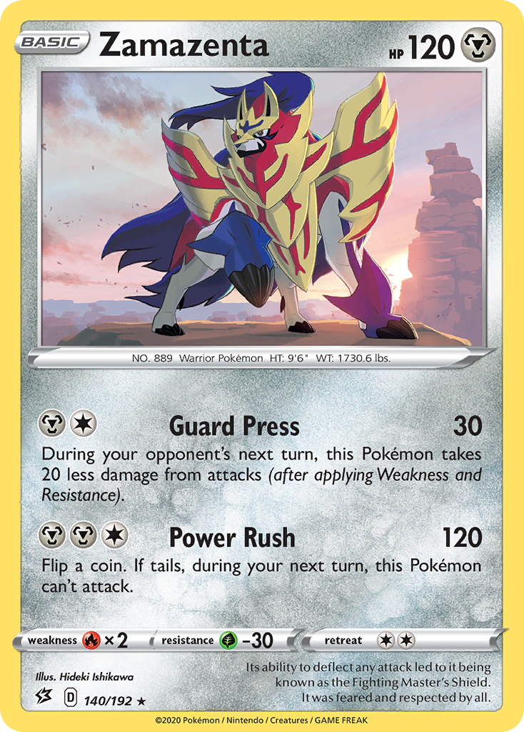 Zamazenta (140/192) [Sword & Shield: Rebel Clash] | Good Games Morley