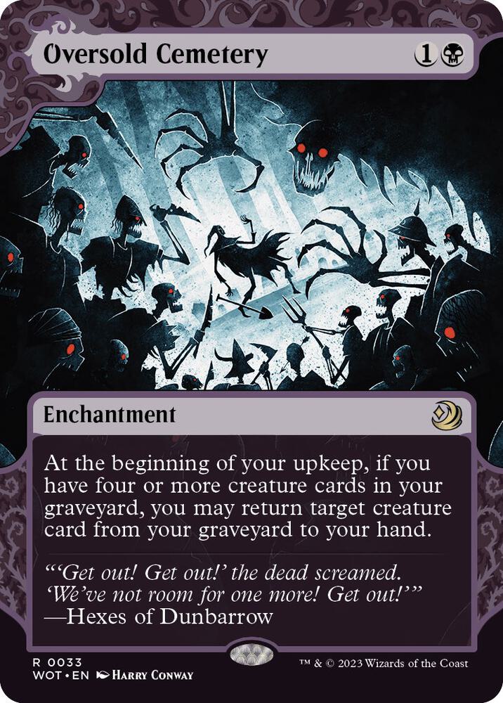 Oversold Cemetery 33/63 (Wilds of Eldraine: Enchanting Tales)  - Showcase | Good Games Morley