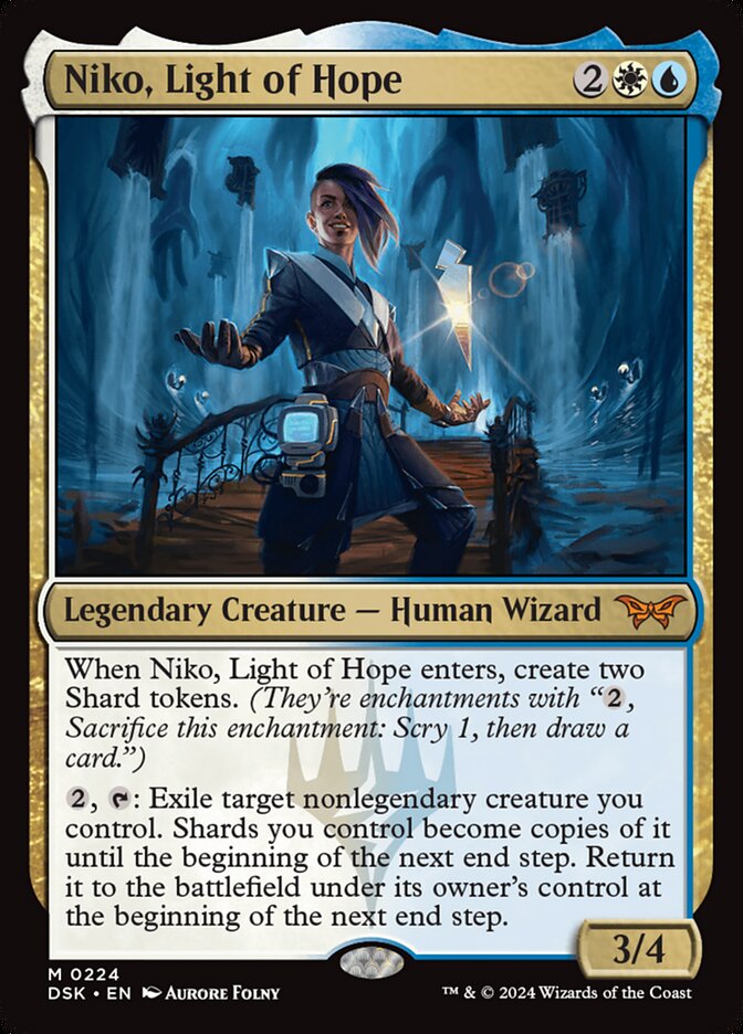 Niko, Light of Hope 224 (Duskmourn: House of Horror)  - Foil | Good Games Morley