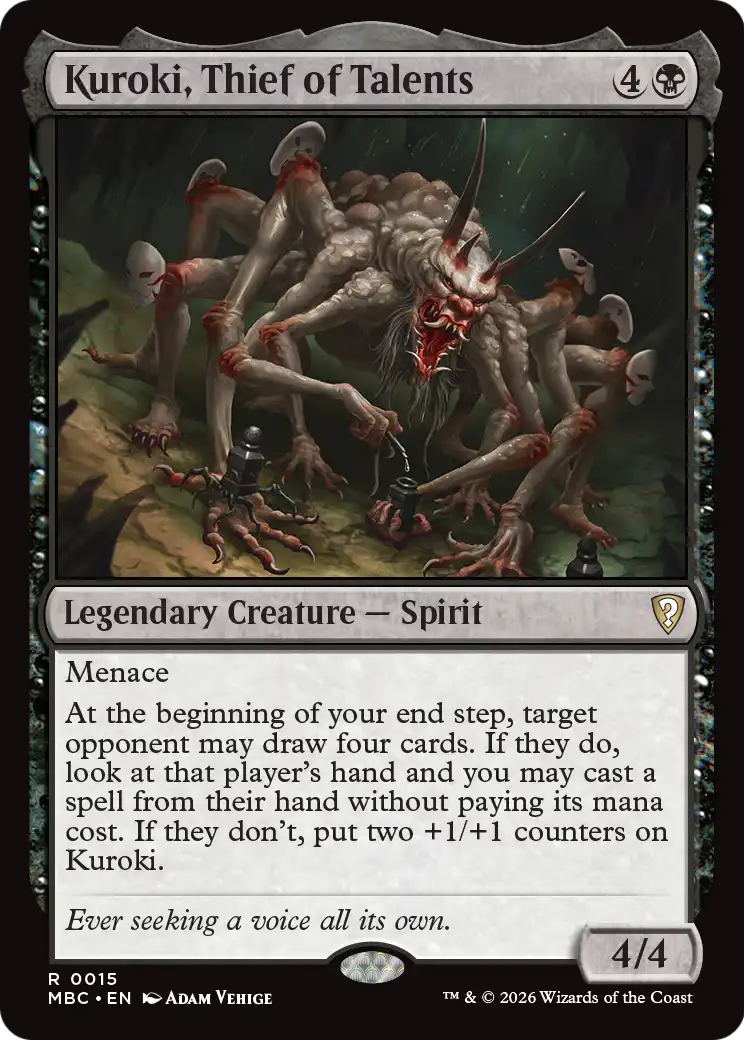 Kuroki, Thief of Talents [Mystery Booster: Commander Edition] | Good Games Morley