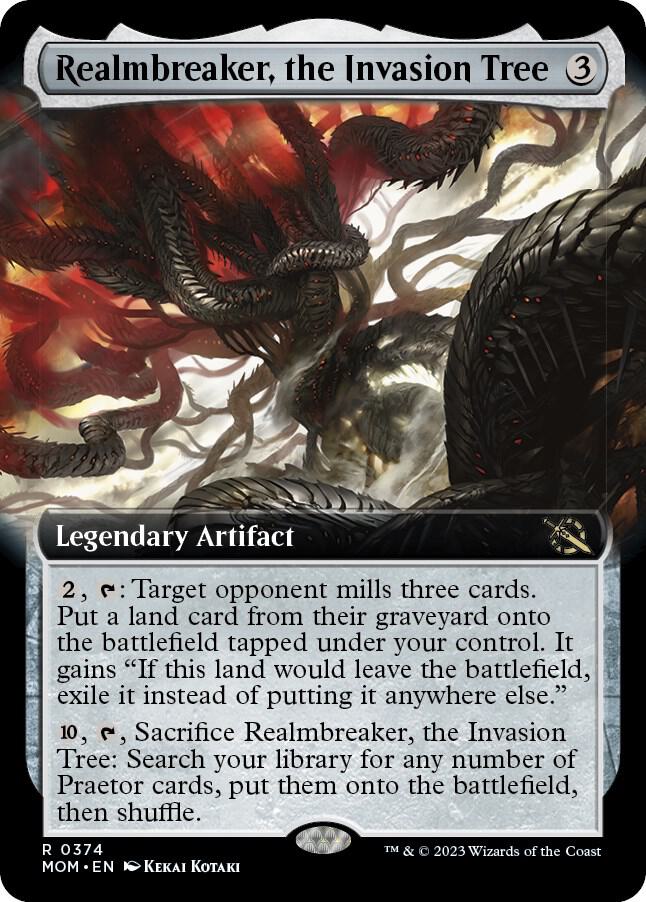 Realmbreaker, the Invasion Tree 374/291 (March of the Machine)  - Extended Art Foil | Good Games Morley