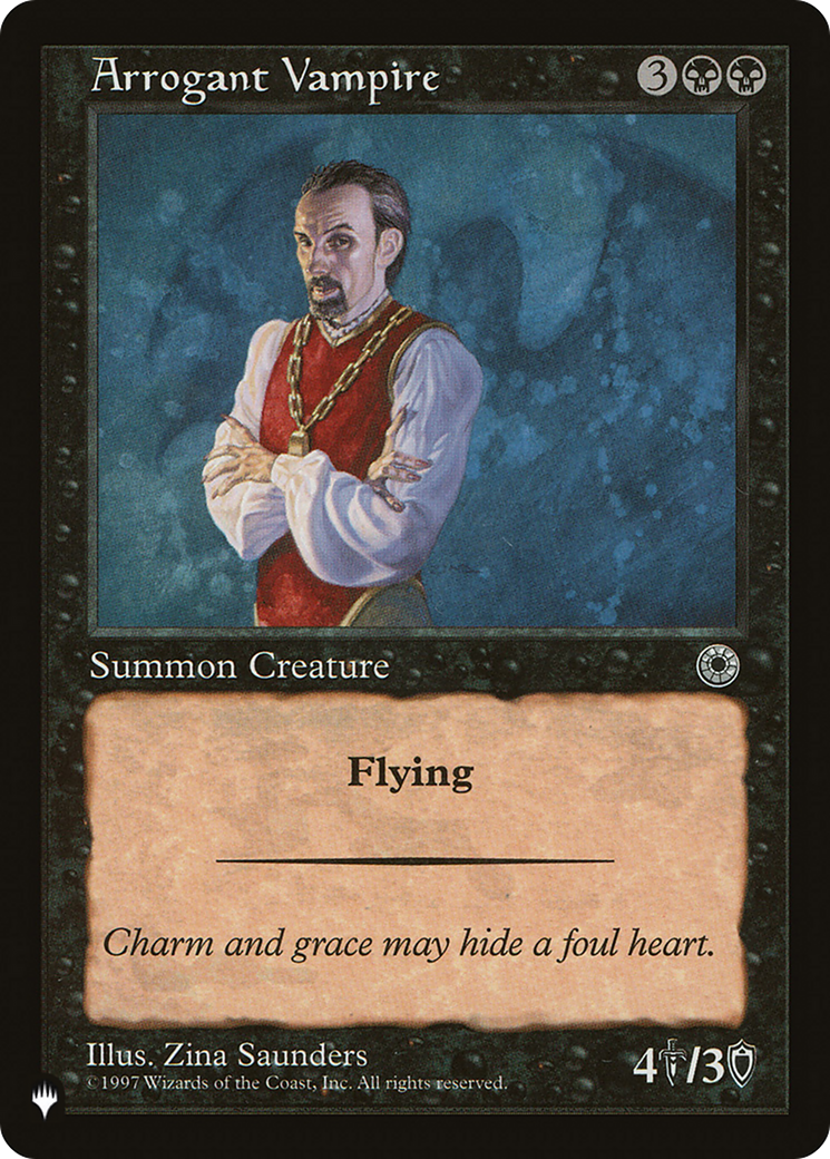 Arrogant Vampire [The List] | Good Games Morley