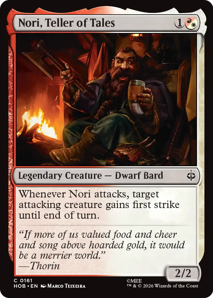 Nori, Teller of Tales [The Hobbit] | Good Games Morley