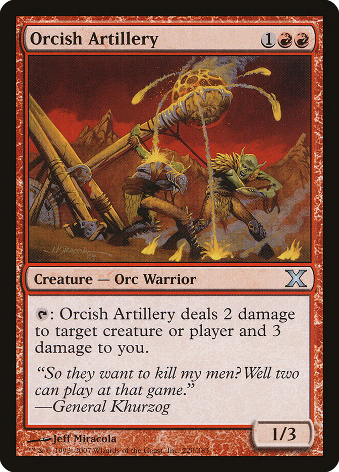 Orcish Artillery 220/383 (10th Edition)  | Good Games Morley
