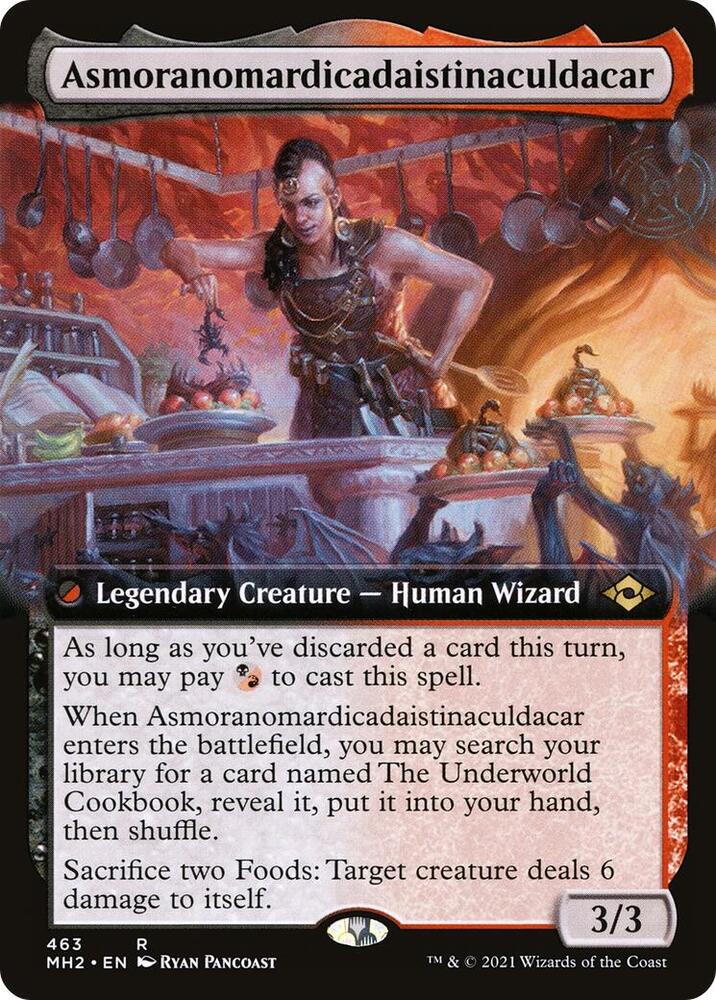 Asmoranomardicadaistinaculdacar Extended Art 463 (Modern Horizons 2)  - Foil | Good Games Morley