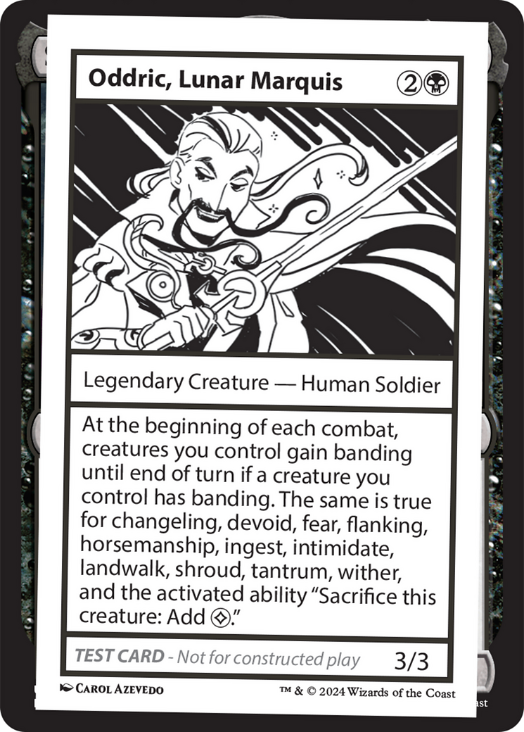 Oddric, Lunar Marquis [Mystery Booster 2 Playtest Cards] | Good Games Morley