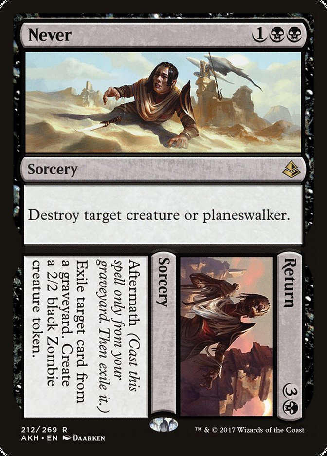 Never // Return 212/269 (Amonkhet)  | Good Games Morley