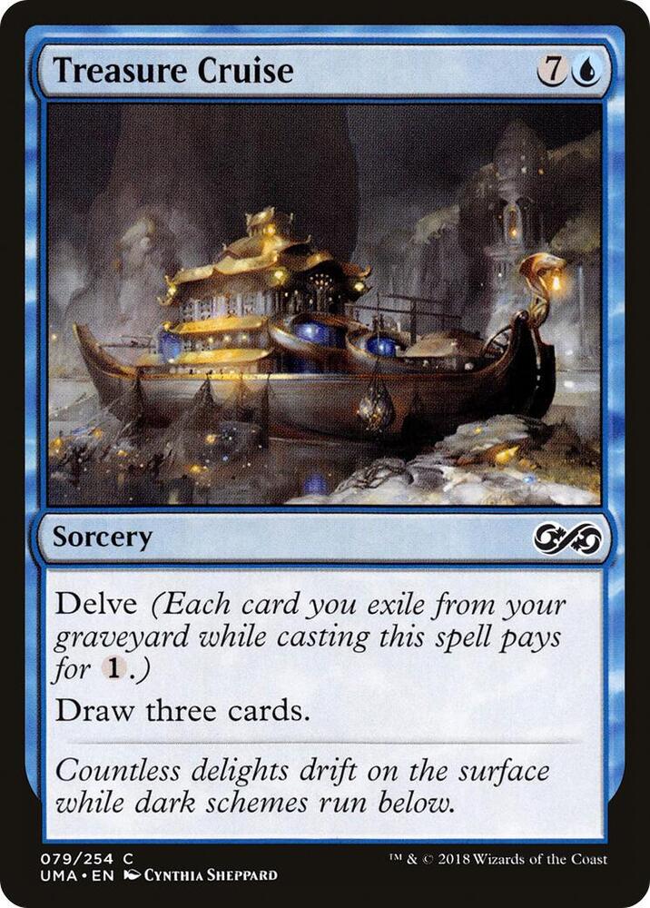 Treasure Cruise 79/254 (Ultimate Masters)  - Foil | Good Games Morley