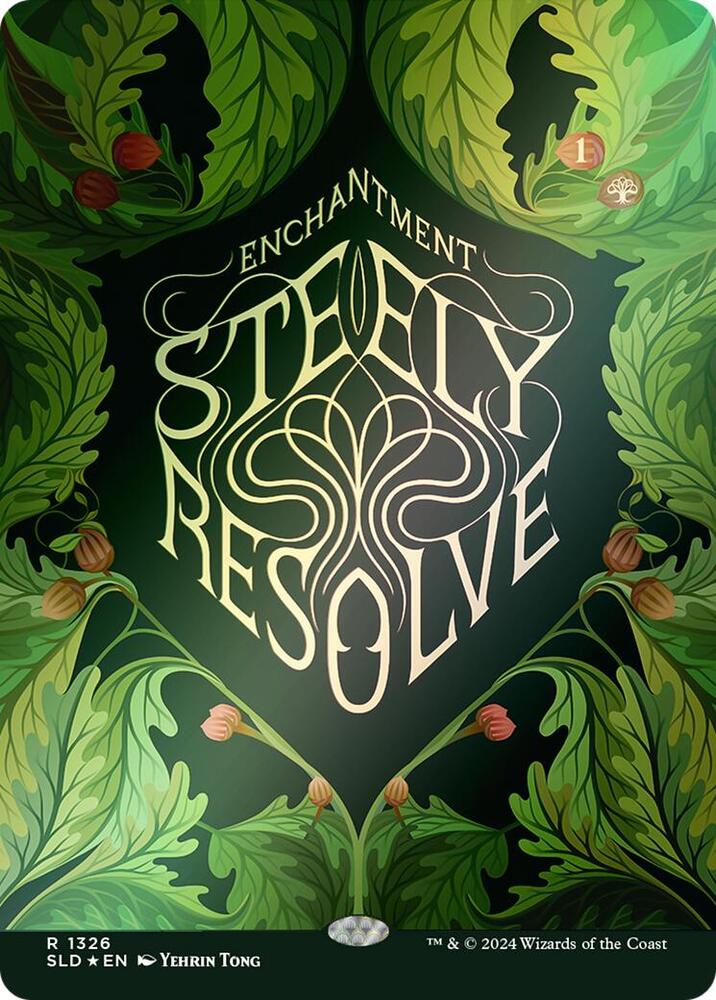 Steely Resolve 1326 (Secret Lair Drop Series)  - Borderless Foil | Good Games Morley