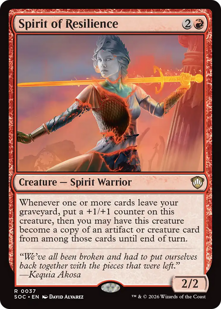 Spirit of Resilience [Secrets of Strixhaven Commander] | Good Games Morley