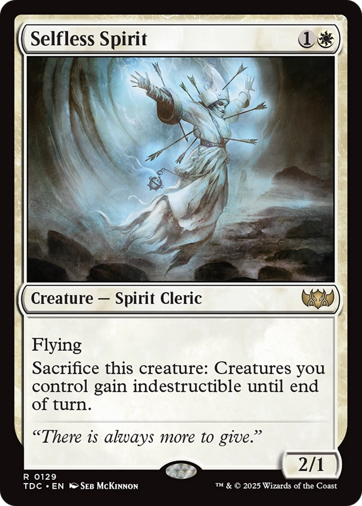Selfless Spirit [Tarkir: Dragonstorm Commander] | Good Games Morley