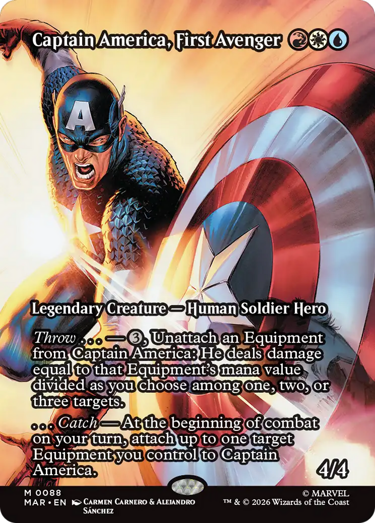 Captain America, First Avenger (Borderless) [Marvel Universe: Eternal-Legal] | Good Games Morley