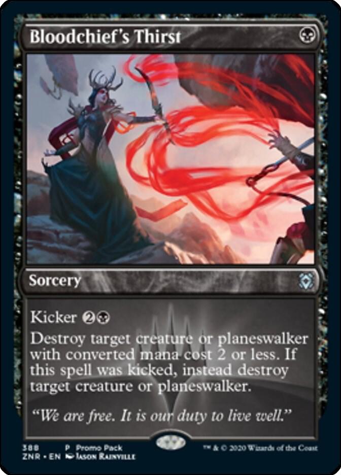 Bloodchiefs Thirst 388 (Promo Pack: Zendikar Rising)  - Foil | Good Games Morley