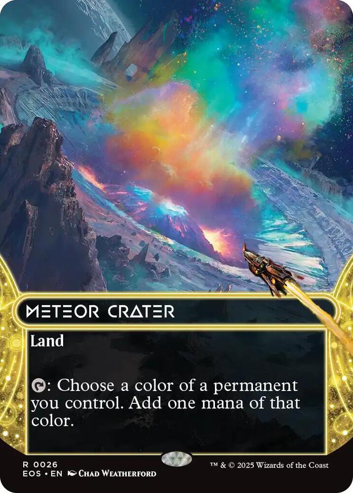 Meteor Crater  26 (Edge of Eternities: Stellar Sights)  - Borderless | Good Games Morley
