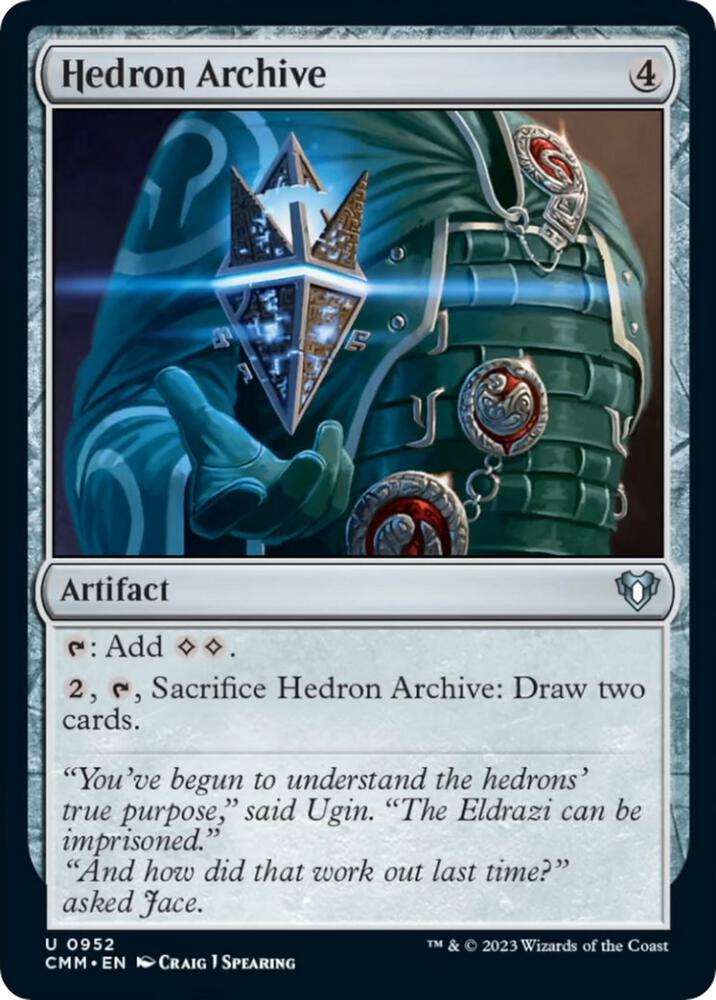 Hedron Archive 952/451 (Commander Masters)  | Good Games Morley