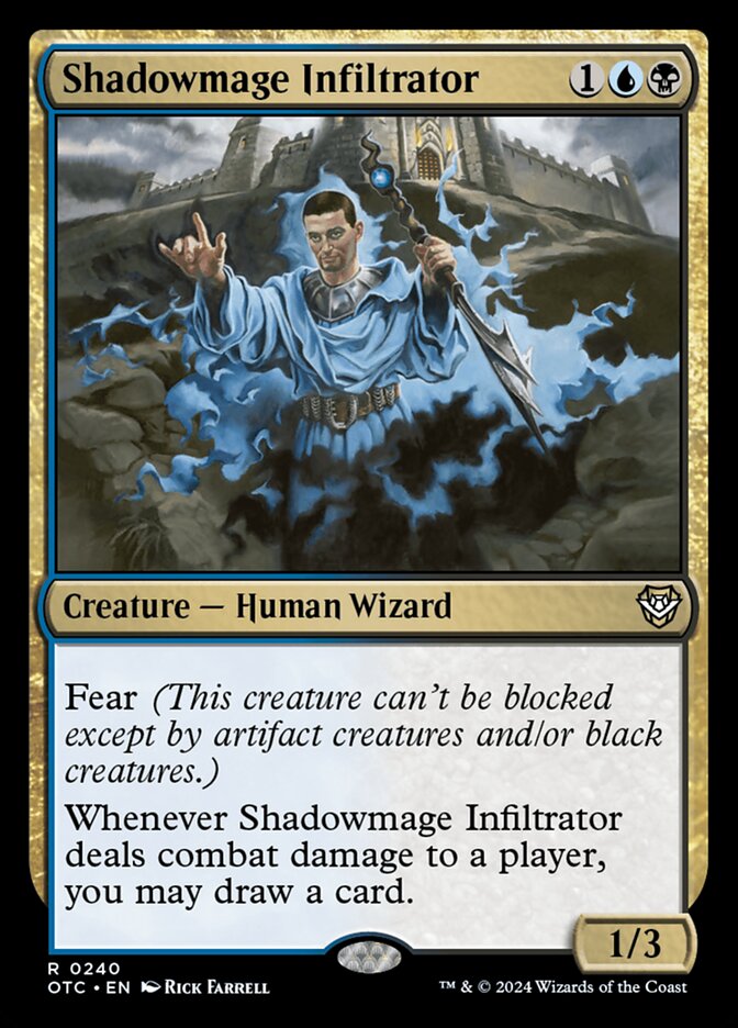 Shadowmage Infiltrator 240/342 (Commander: Outlaws of Thunder Junction)  | Good Games Morley