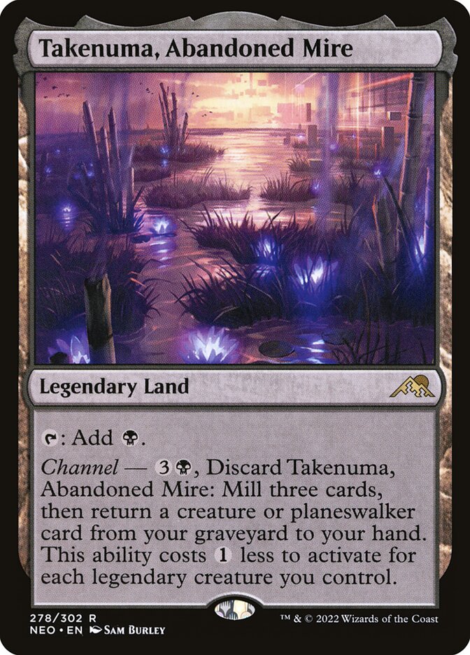 Takenuma, Abandoned Mire 278 (Kamigawa: Neon Dynasty)  | Good Games Morley